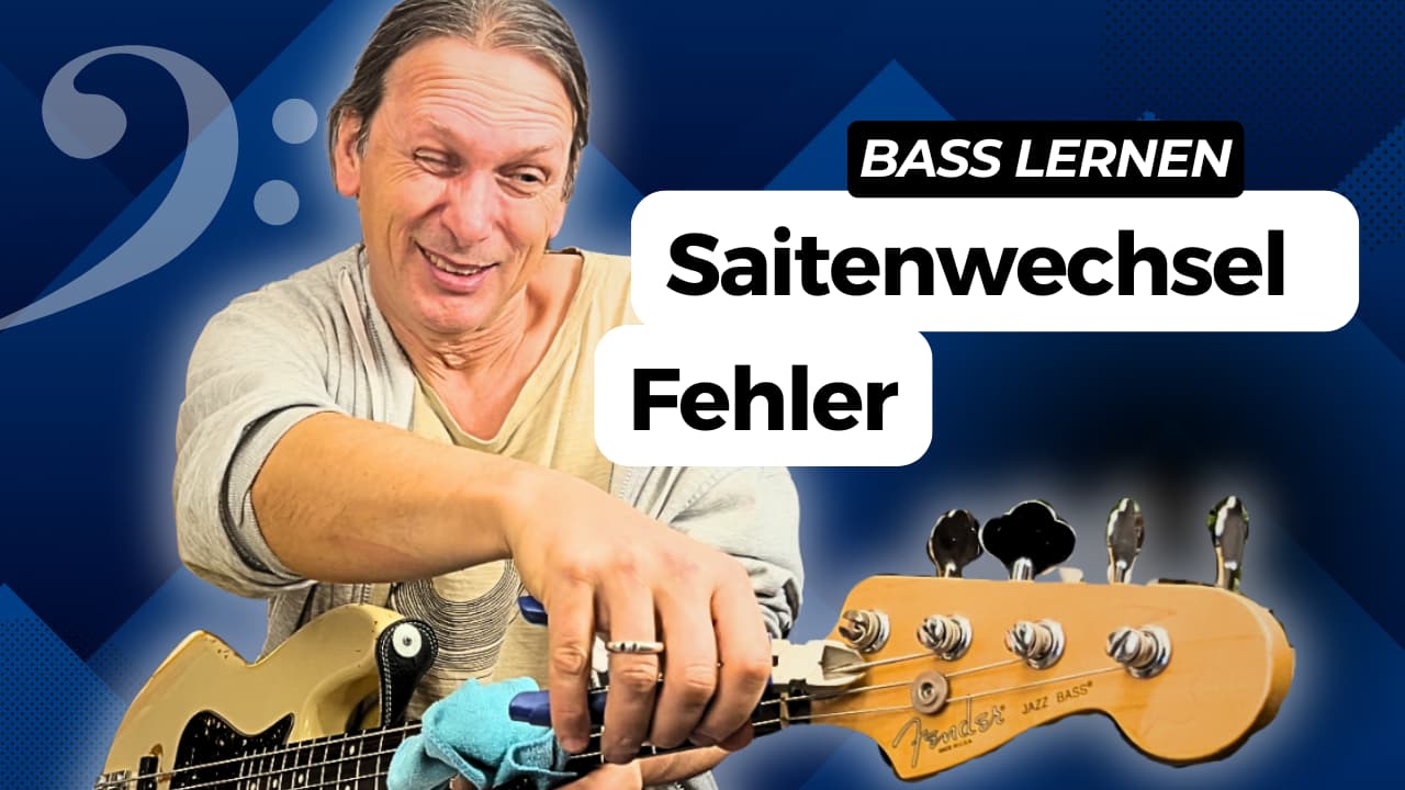 Bass Saiten richtig wechseln